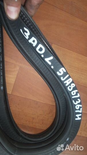 Уплотнитель двери.задний левый Skoda Rapid