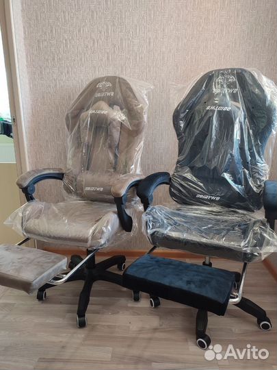 Новые, Геймерские тканевые/велюровые кресла