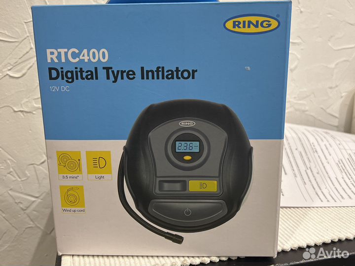 Компрессор автомобильный Ring RTC400