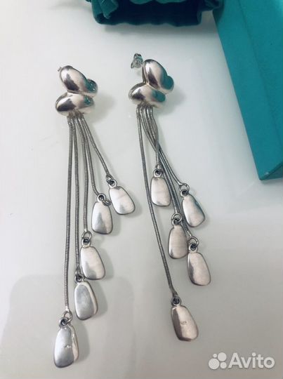 Серьги длинные Tiffany