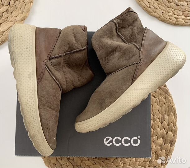 Ботинки/угги ecco 34