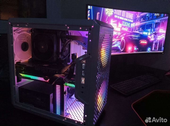 Игровой пк RTX3080 asusrogstrix/6ядр/32gb/1TB/700w