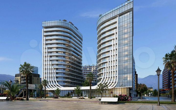 Квартира-студия, 40,5 м² (Грузия)
