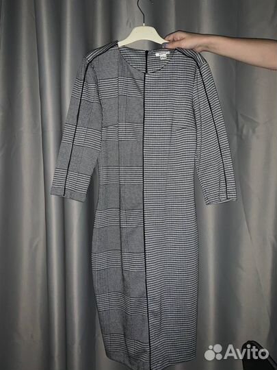 Платье женское ч/б