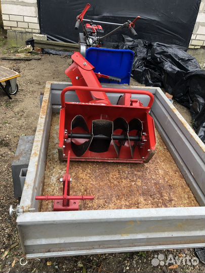 Мотоблок с прицепом