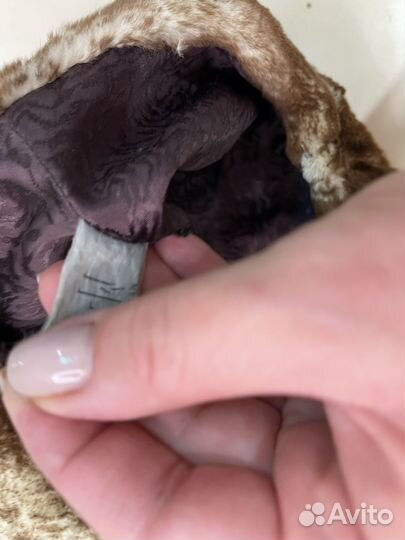 Берет шарка норка стриженная размер 56-58