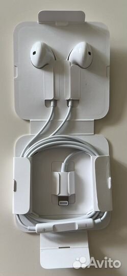 Новые оригинал Наушники apple earpods lightning