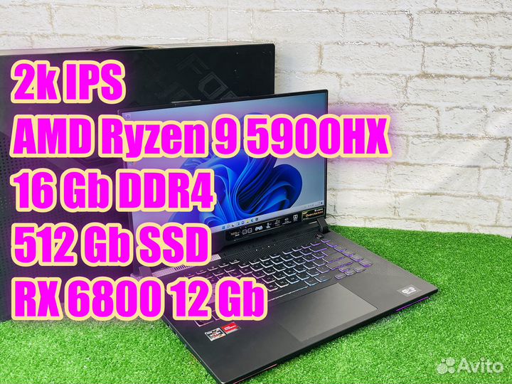 Новый игровой ноутбук Asus AMD Ryzen 9