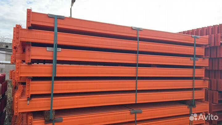 Фронтальные стеллажи складские паллетные Б/у # 3282