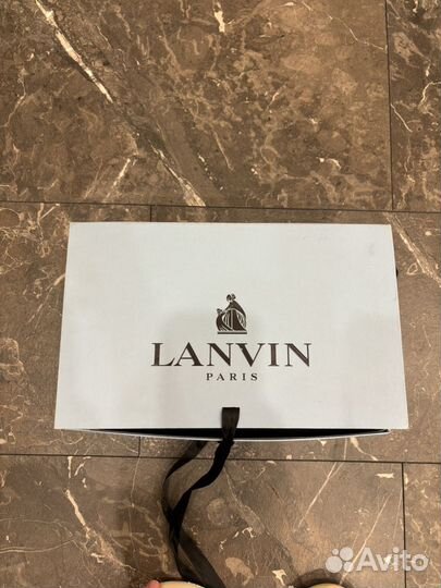 Балетки Lanvin натуральная кожа