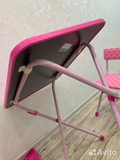 Детский стол и стул складной