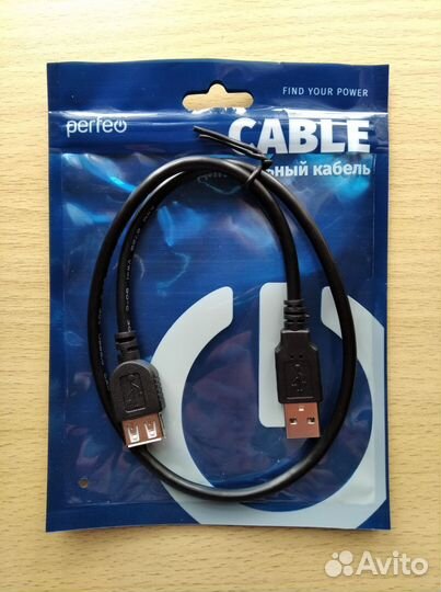 Кабель usb 2.0 (0,5 м.)