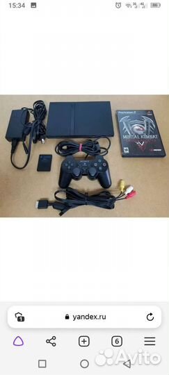 Игровая приставка Плейстейшн 2 с играми