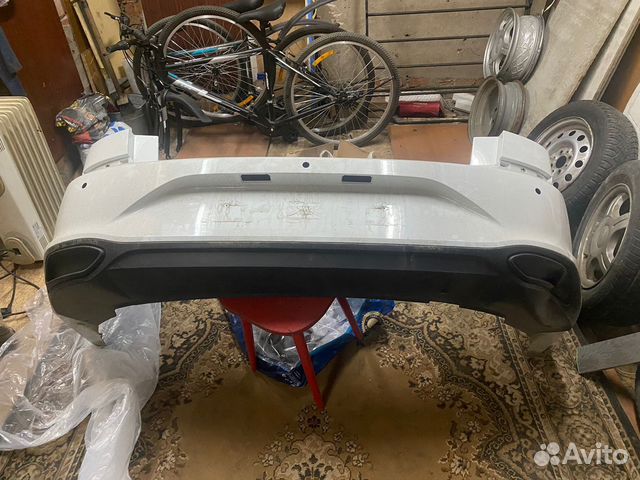 Задний бампер на volkswagen polo оригинал