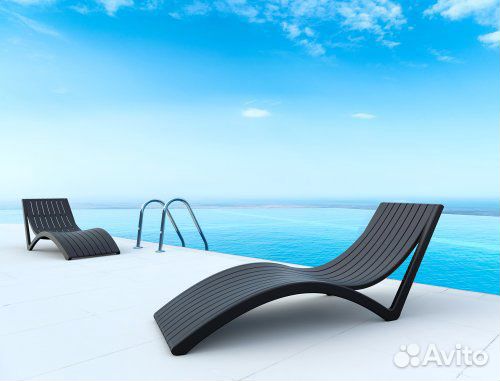 Шезлонг для отдыха Slim Разные цвета