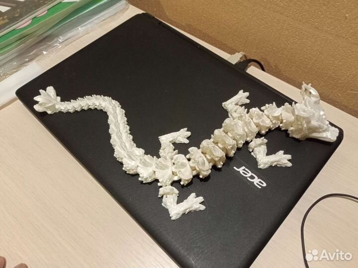 Дракон из пла пластика