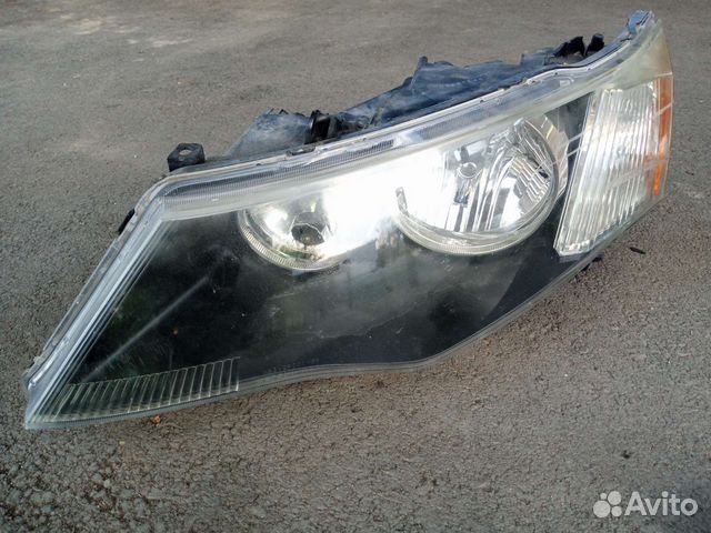 Фара митсубиси аутлендер xl левая