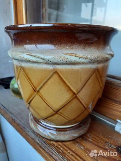 Горшок для цветов керамика