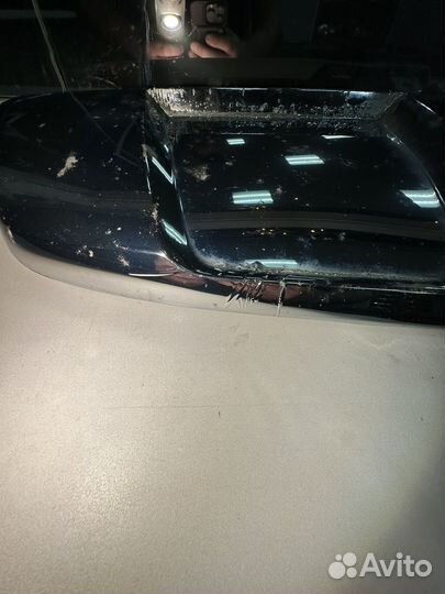 Хром заднего бампера Mercedes Gl X166 Оригинал