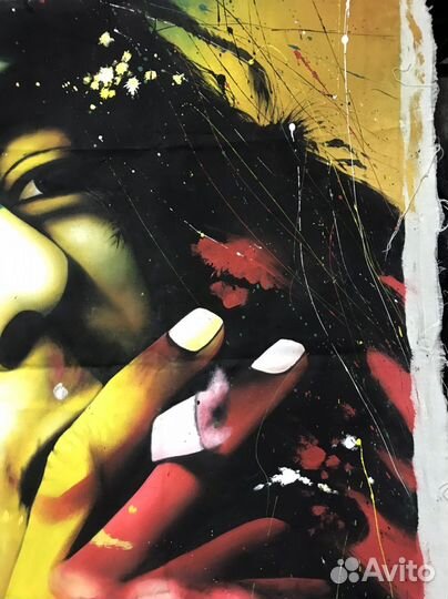 Холст Боб Марли 100х100