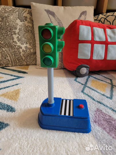 Автовоз oball, машинки, светофор звуковой. Набор