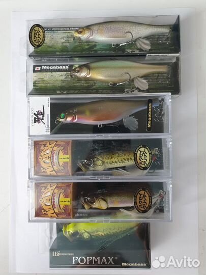 Воблеры Megabass Oneten, Kanata,Vision,PoP MAX