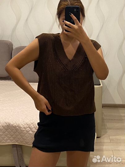 Жилетка вязаная hm