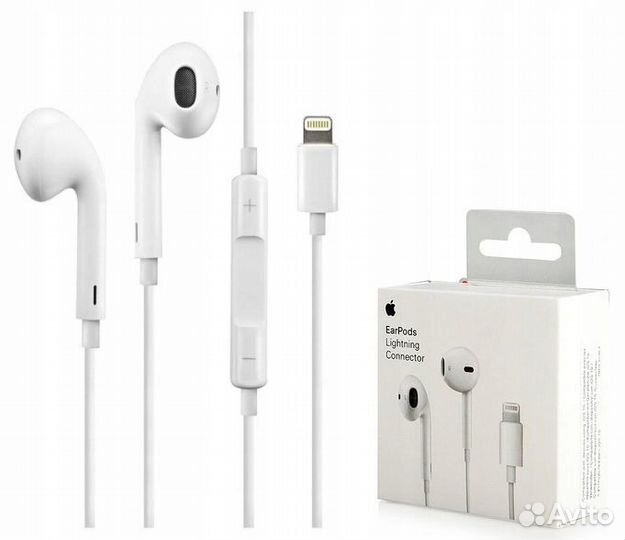 Наушники Apple EarPods с разъёмом Lightning