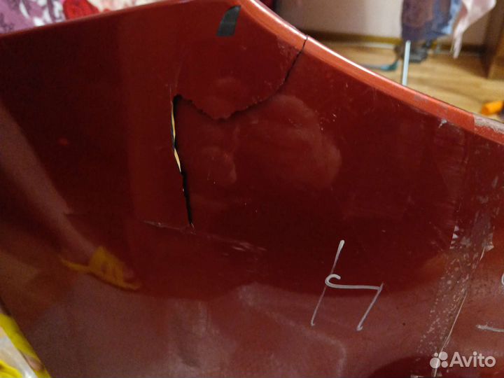 Бампер передний vesta сердолик