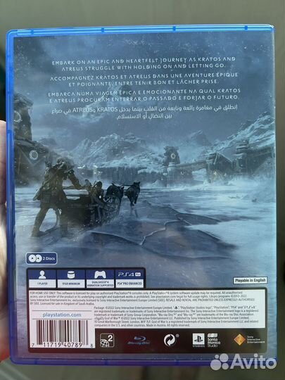 Игра God of War: Рагнарек PlayStation 4, Рус