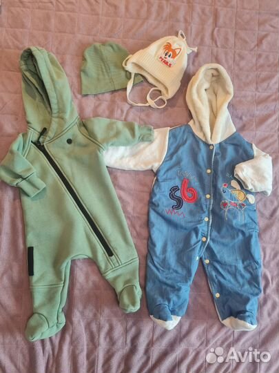 Вещи пакетом на мальчика с рождения до р 62 включ