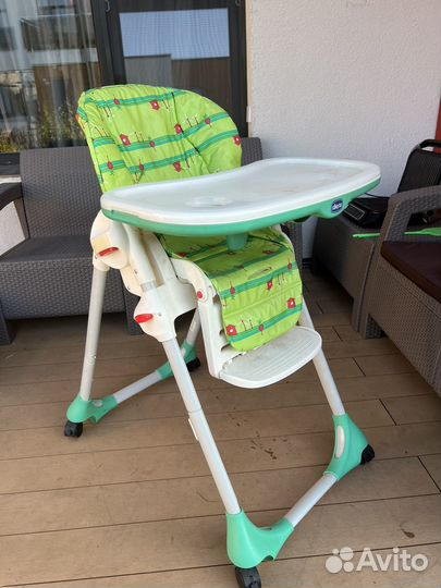 Стульчик для кормления chicco polly