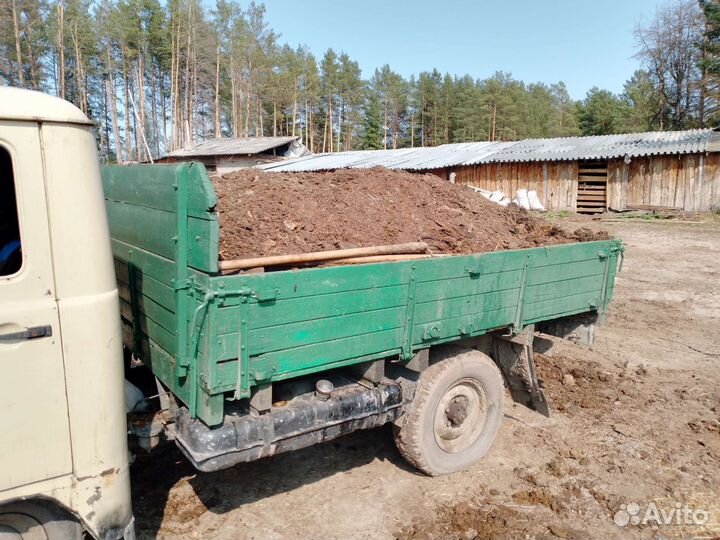 Перегной в мешках, машиной