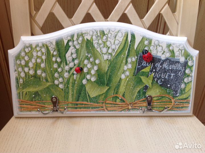 Вешалка для полотенец/ключница, новая