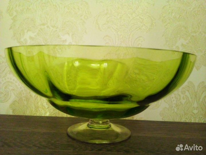 Вазы цветное стекло СССР