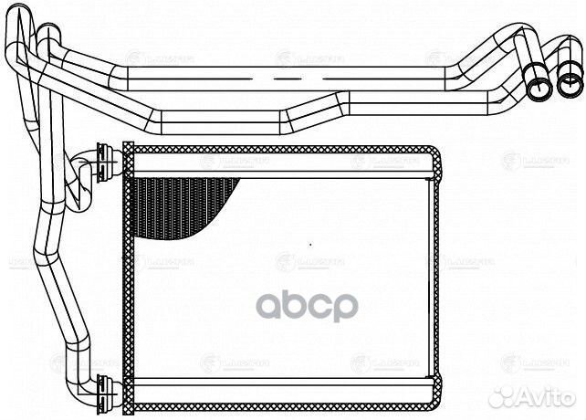 Радиатор отоп. для а/м Toyota RAV 4 (00) (LRh