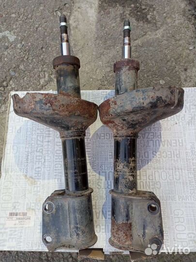 Стойки передние рено симбол