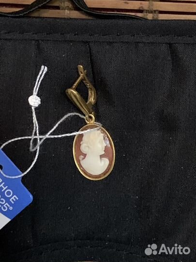 Старинные Серьги-Камеи