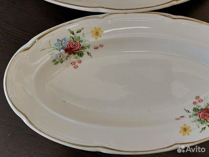 Блюдо большое овальное