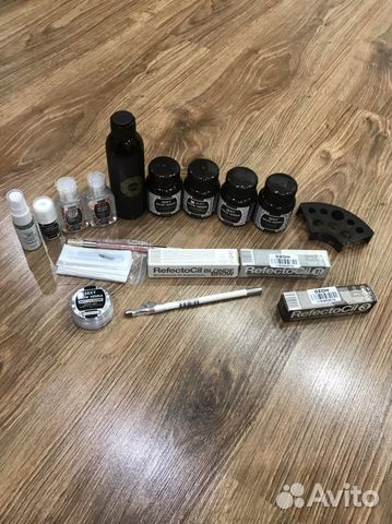 Материалы для бровей ресниц общий сет