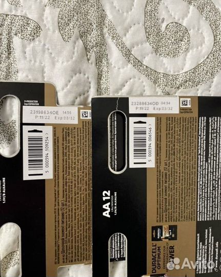 Батарейки duracell