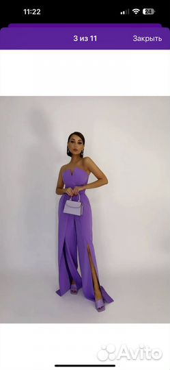 Комбинезон женский вечерний праздничный