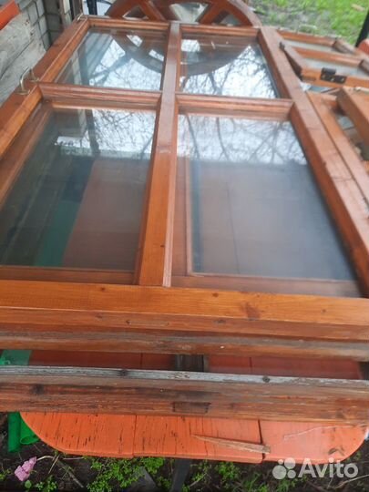 Деревянные оконные рамы бу