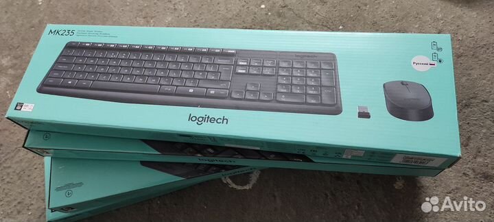 Клавиатура+мышь беспроводная Logitech MK235