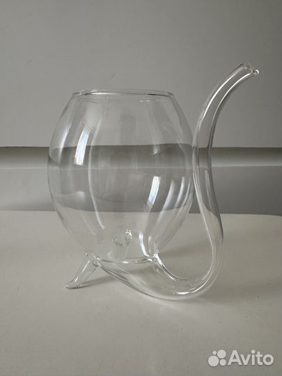 Бокал для вина с трубочкой