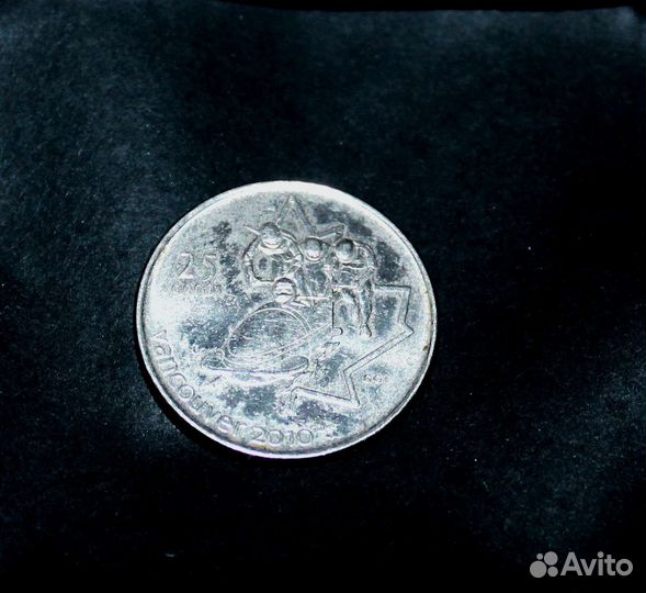 Монета Канады Олимпиада Ванкувер