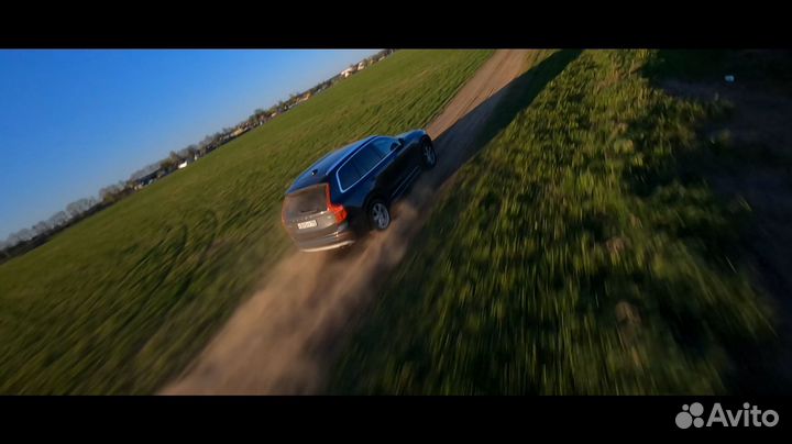 Съёмка на гоночный квадрокоптер FPV