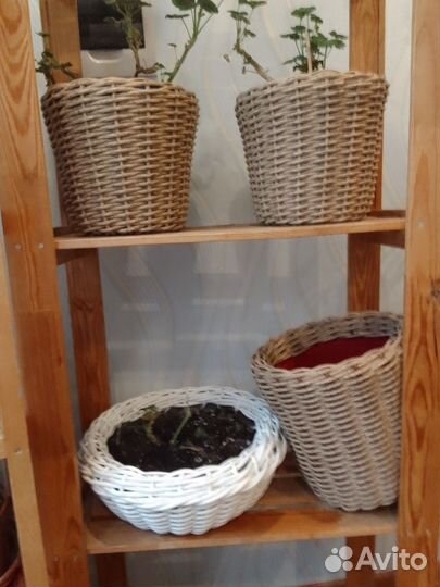 Корзина плетеная большая
