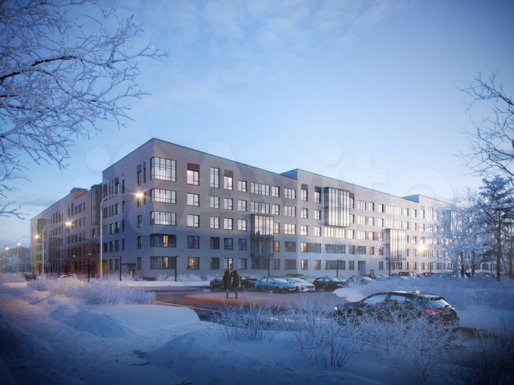 2-к. квартира, 57,8 м², 1/5 эт.