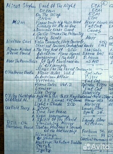 Фирменные CD neoclassical, New Age, Classical